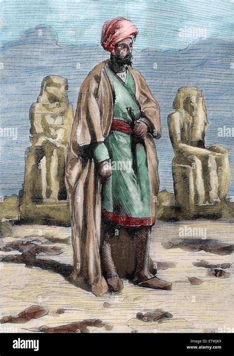 ibn battuta 1304 1369 moroccan explorer ibn battuta in egypt illustration by leon benett