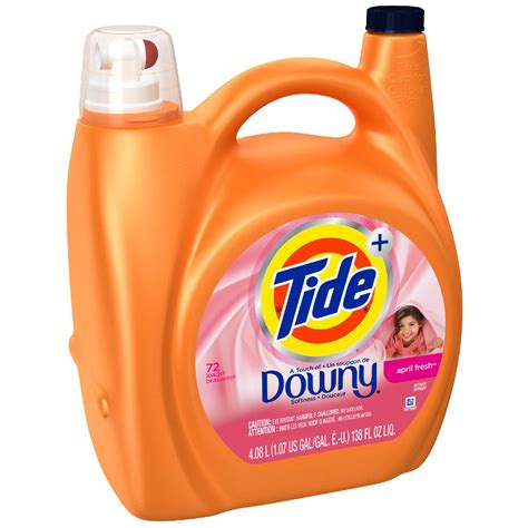 Tide Laundry Detergent, Plus a Touch of Downy Liquid April Fresh Scent ...