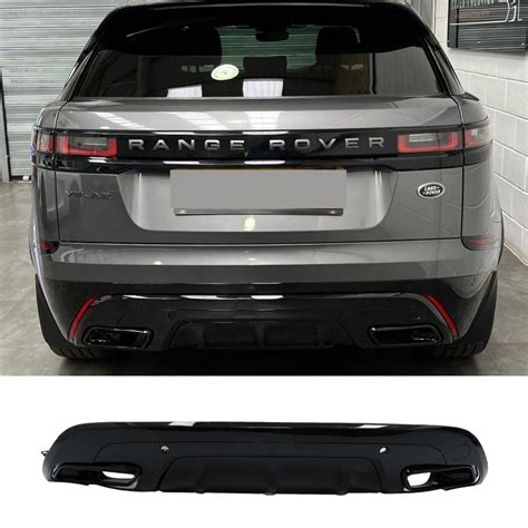 Rear Bumper Diffuser With Exhaust Tips For Range Rover Velar L560 2017