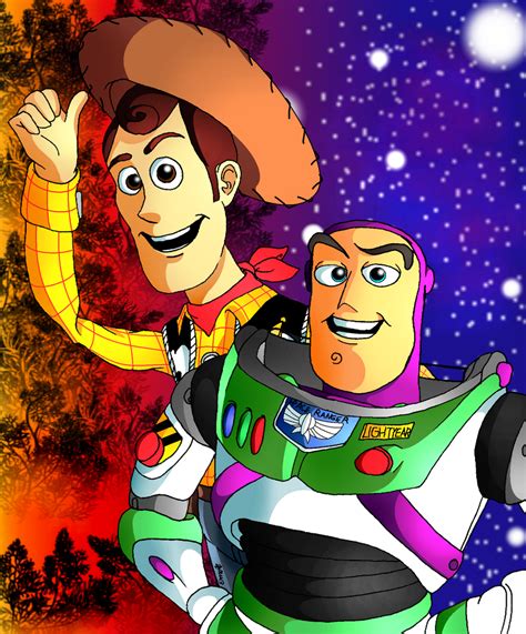 Woody And Buzz Youve Got A Friend In Me By Emmythek On Deviantart