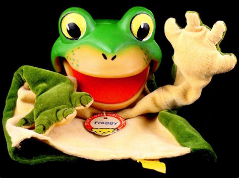 Rare Early 60s Steiff Big Mouth Happy Froggy Frog Hand Puppet All Id