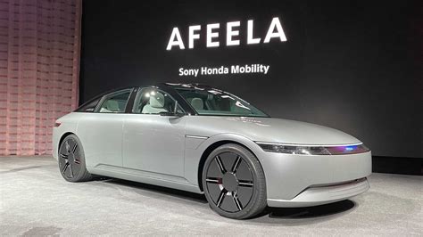Sony And Honda Name Their New Ev Car Brand Afeela Show Prototype Cwik