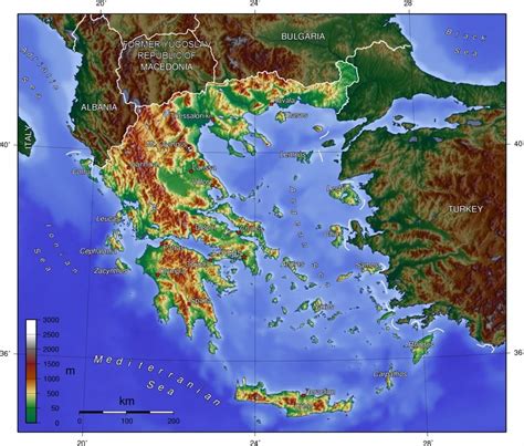 Grecja Mapa Mapy Grecji Travelin