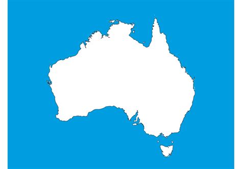 Graphical Map Of Australia