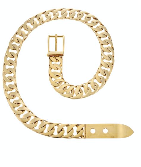 Gucci Gold Belt