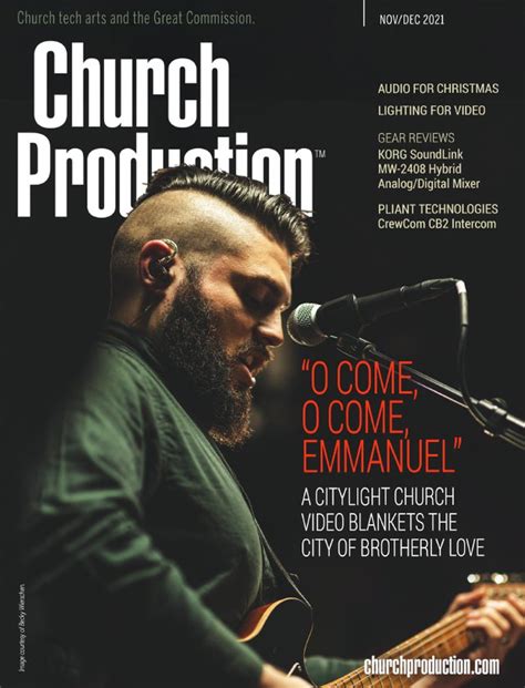 Novemberdecember 2021 Church Production Magazine