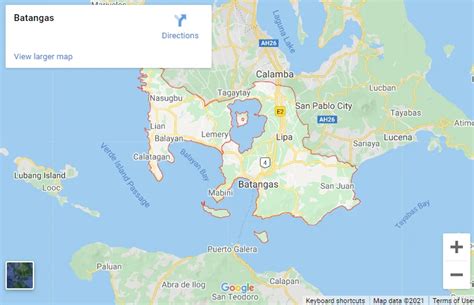 Maps Of Batangas By Cities And Municipalities Batangas History