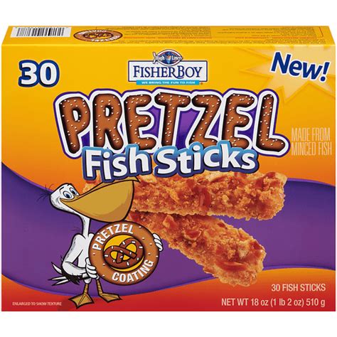 High Liner Fisher Boy Pretzel Fish Sticks 30 Ct Box Northgate Market