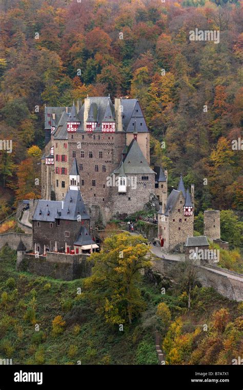 Burg Eltz Eltz Castle Muenstermaifeld Rhineland Palatinate Germany