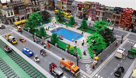 Moc Modular City Park Lego Town Eurobricks Forums
