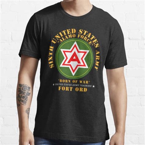 Army 6th United States Army Fort Ord Essential T Shirt For Sale