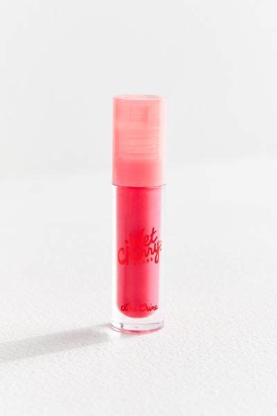 lime crime wet cherry lip gloss cherry lips tinted lip gloss lip balm collection