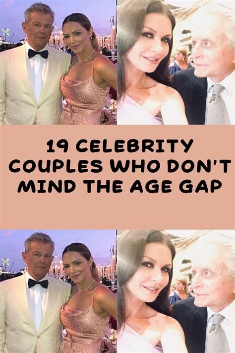 celebrity couples who don t mind the age gap