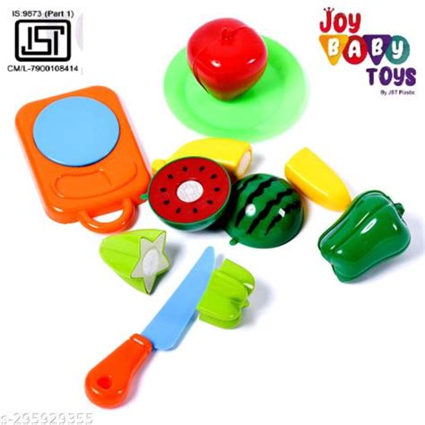 Fruits And Vegetable Cut Toy Realistic Sliceable Cutting Fruits Vegetable Pretend Play Kitchen