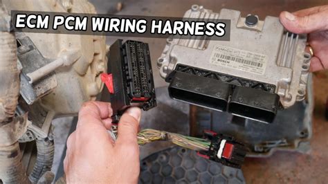 How To Disconnect Ecm Ecm Pcm Wiring Harness On Ford Focus Mk3 Engine