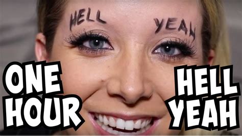 One Hour Of Jenna Marbles Saying Hell Yeah Youtube