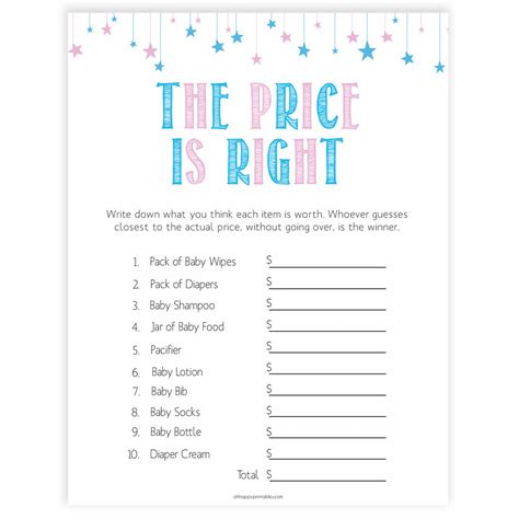 Gender Reveal Printable Games Web Heres A Unique Gender Reveal Party