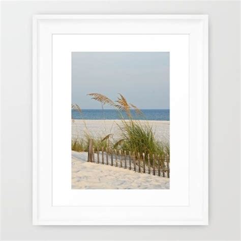 At The Beach Framed Art Print By Therdbcollection Society6 Framed