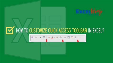 How To Customize Quick Access Toolbar In Excel Excelwrap