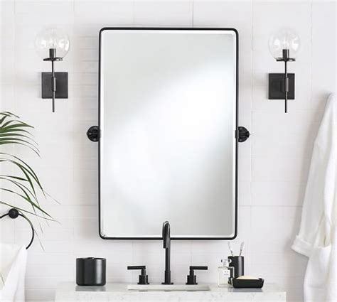 Rounded Corner Bathroom Mirror Rispa