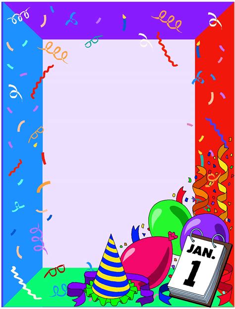 New Years Eve Clip Art Borders Clipart Best