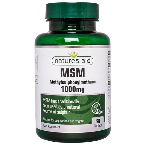 Natures Aid Msm 1000mg Natures Aid