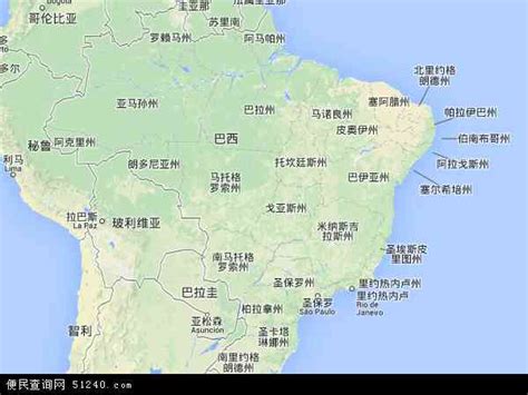《本週西藏》第246期 2021年07月23日 tibet this week: 巴西地图 - 巴西卫星地图 - 巴西高清航拍地图