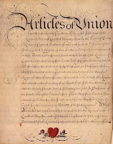 Britain The Act Of Union 1707