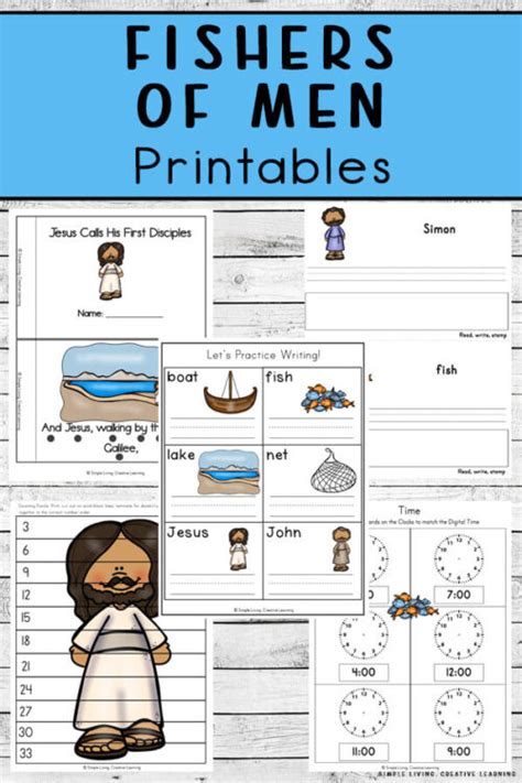 Fishers Of Men Printables Simple Living Creative Learning