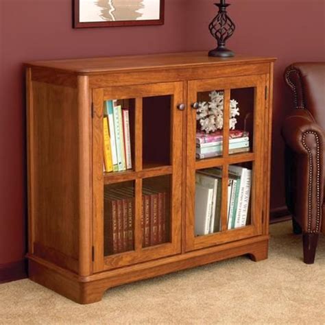 Glass Door Bookcase Woodworking Plan Furniture Bookcases And Shelving