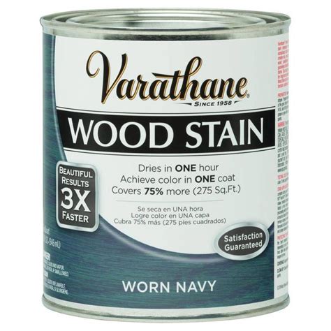 Varathane 1 Qt 3x Worn Navy Premium Wood Stain Case Of 2 287750