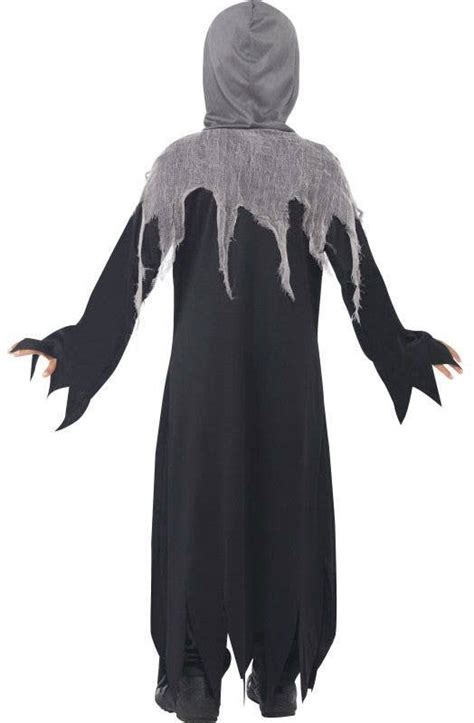 Kids Halloween Reaper Costume Black Grim Reaper Boys Costume