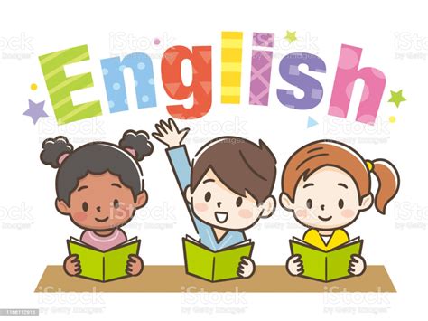 Ilustración de Ilustración De Niños Que Toman Clase De Inglés y más