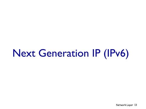 Ppt Chapter 4 Network Layer Part A Ipv6 Powerpoint Presentation