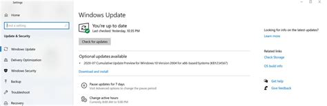 Windows 10 Optionale Updates Starten Wieder Unter Neuem Namen