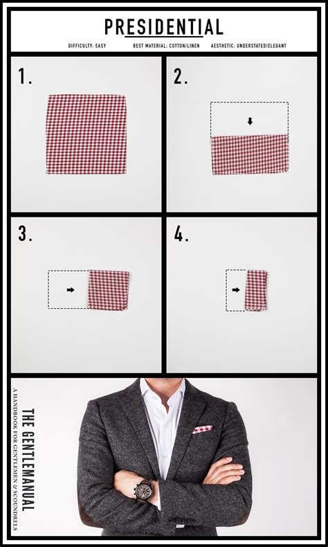 10 Ways To Fold A Pocket Square The Gentlemanual Pocket Square