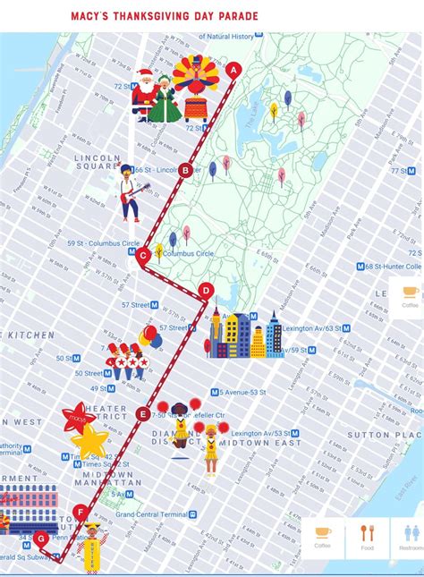Macys Thanksgiving Day Parade Route Map