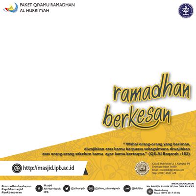 Kumpulan twibbon marhaban ya ramadhan 2021. Paket Qiyamu Ramadhan - Support Campaign | Twibbon