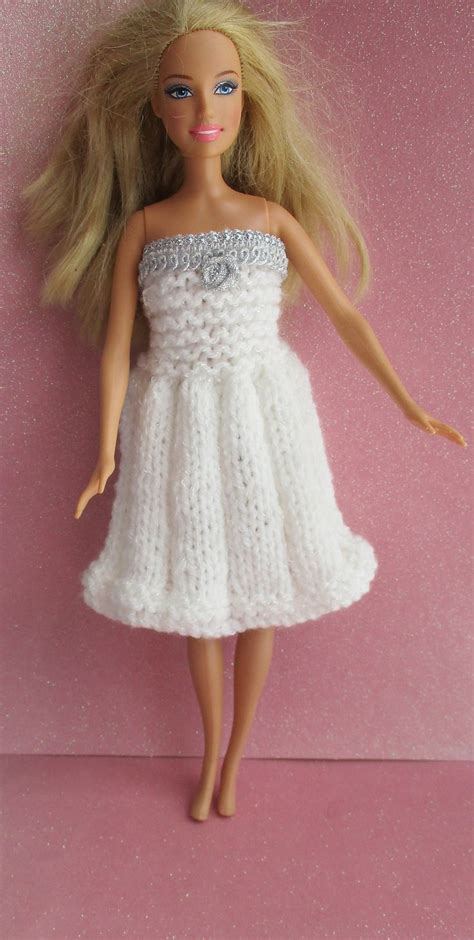 Ravelry Stylish Dress For Barbie By Taffylass Knits Barbie Dress