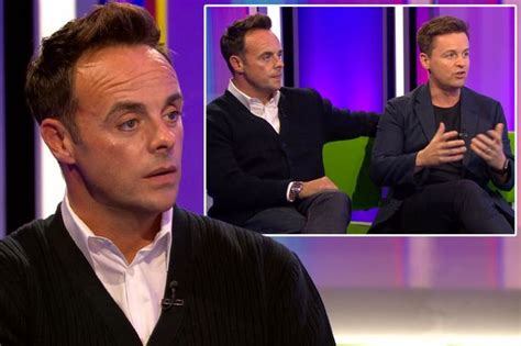 Ant takes 20% of the revenues, its insurance partners keep 80%. Ant and Dec forced to explain why they're not social distancing on The One Show - Mirror Online