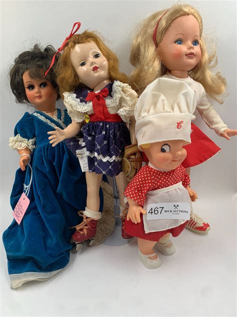 Collection Of Plastic Girl Dolls Beck Auctions Inc