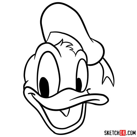 Donald Duck Easy Drawing Step By Step How To Draw Donald Duck Bodaswasuas