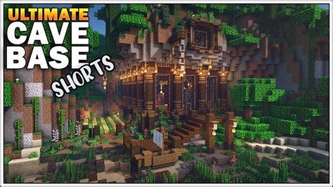 The Ultimate Minecraft Cave Base Shorts Youtube