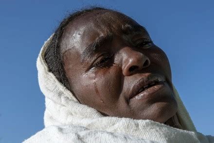 Tigrayan Woman Who Fled Conflict Ethiopias Editorial Stock Photo