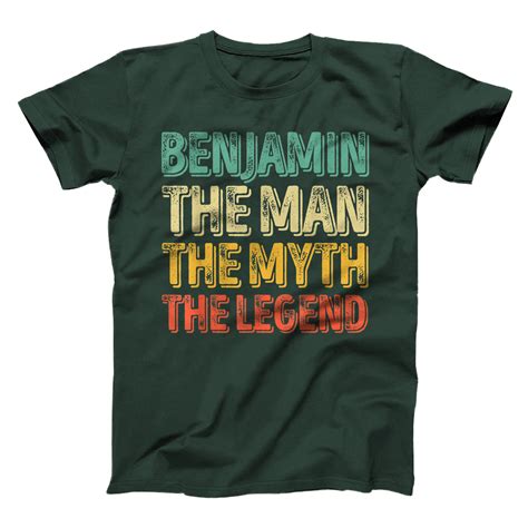 Personalized Benjamin The Man The Myth The Legend Shirt First Name T