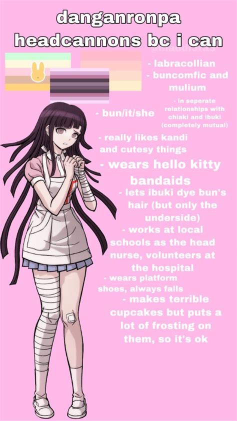 Danganronpa Mikan Headcanons Danganronpa Headcanon Drawing Anime My