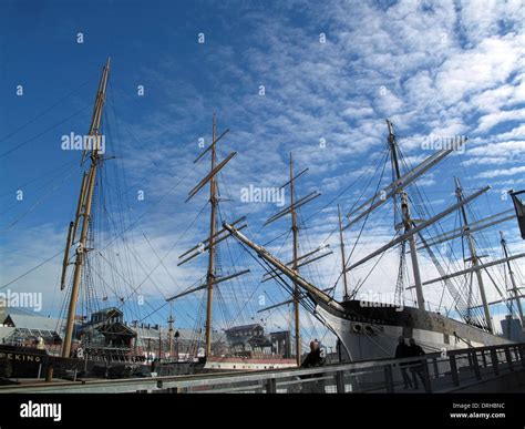 Tall Ships At South Street Seaport New York Ny United States Stock