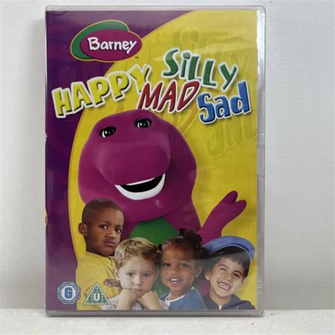 Barney Happy Mad Silly Sad Dvd 2009 New And Sealed Free Uk Postage