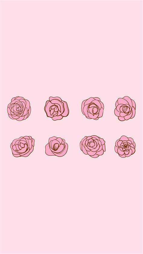 Pink And Roses Pink Wallpaper Iphone Aesthetic Iphone