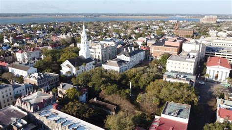 Aerial View Of Charleston South Carolina Editorial Stock Photo Image